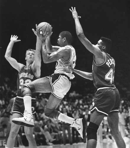 High-flying Magic Johnson