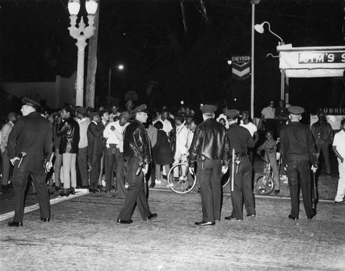 Police stand on alert, Watts