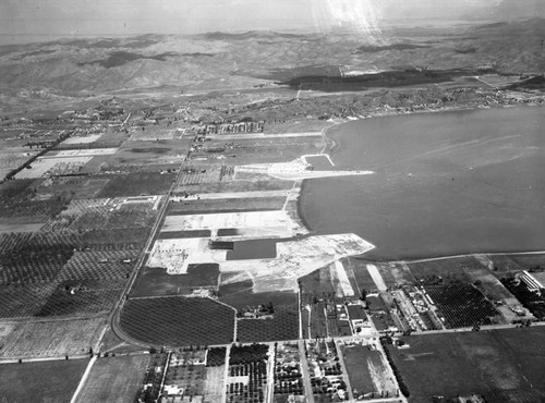 Lake Elsinore, Riverside County, looking northeast