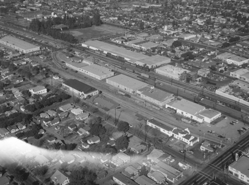 Hughes Aircraft, Highland Avenue, looking northwest