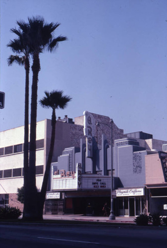 El Rey Theatre and businesses — Calisphere