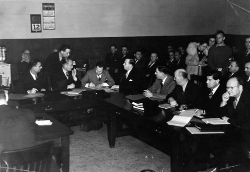 Kynette trial courtroom scene