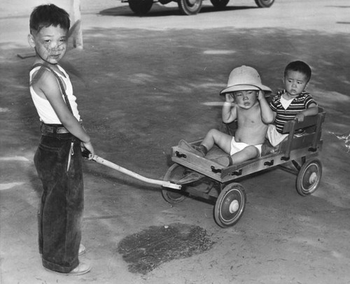 Toddlers at Santa Anita