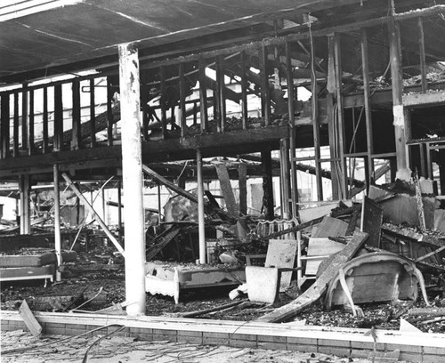 Furniture store gutted, Watts Riots