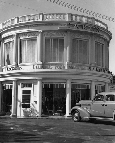 Carl's restaurant and drive-in, exterior