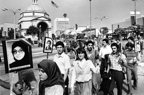 Iranians demonstrate in Westwood