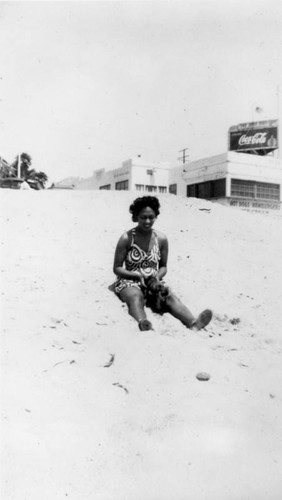 Woman at the beach