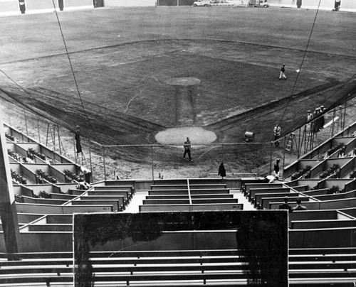 Stars play on Gilmore Field