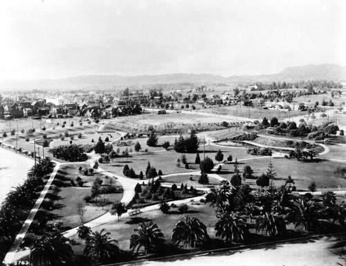 Early view of Lafayette Park