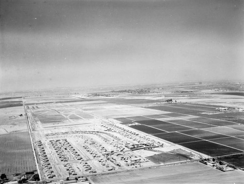 Eastgate housing tract, Knott St. and Champan Ave., looking northwest