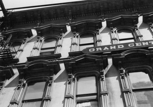 Windows of Grand Central Hotel