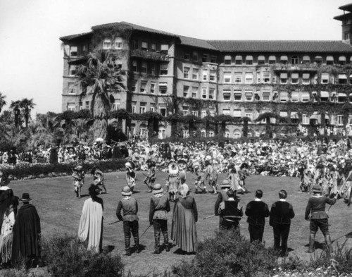 Historical pageant at the Huntington, view 1