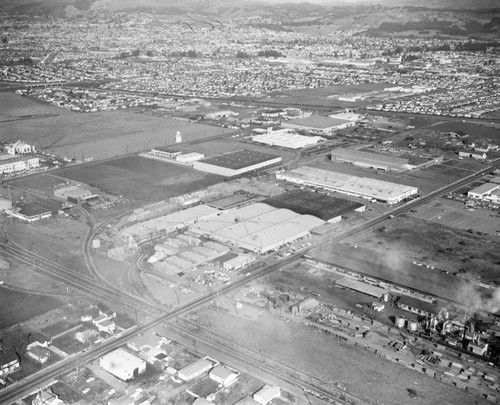 Flintkote Co., San Leandro, looking north