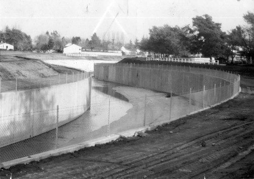 Los Angeles River, after improvement by army engineers
