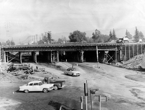 Freeway construction at Vineland and Acama — Calisphere