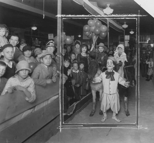 Circus scene at Walker's Store