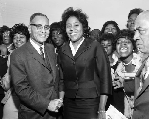 Ralph Bunche and unidentified woman