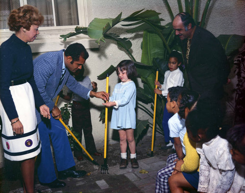 Billy Mills at Angeles Mesa Elementary School