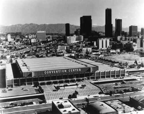 Aerial view of the Convention Center