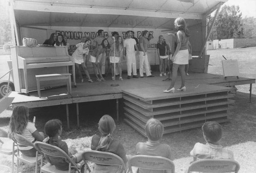 Singing in Griffith Park