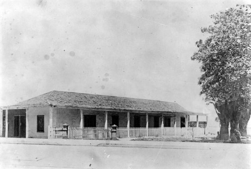 Antonio Lugo adobe, front view