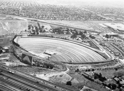 Edgewood Drive-In, Baldwin Park, looking southeast