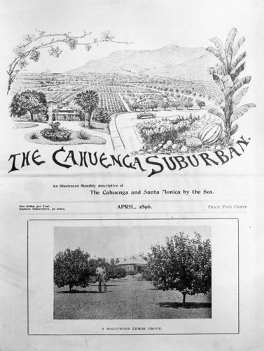 "Cahuenga Suburban" front page