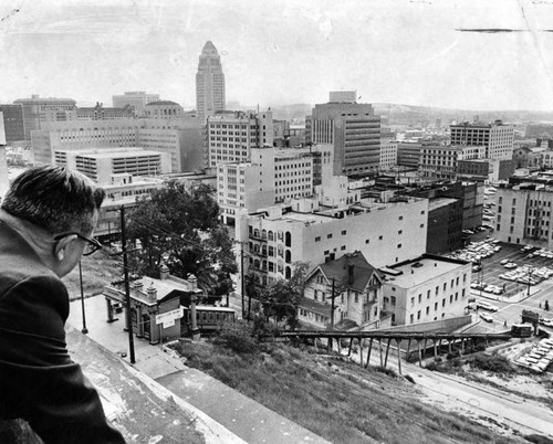 Looking down upon Angels Flight