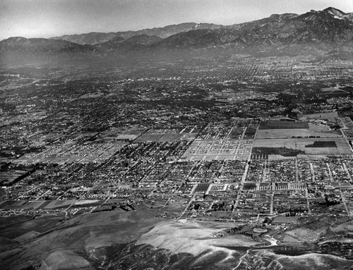 Panoramic view of the San Gabriel Valley