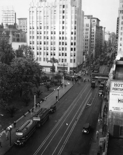 Corner of Pershing Square