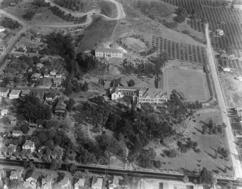 Whittier College aerial