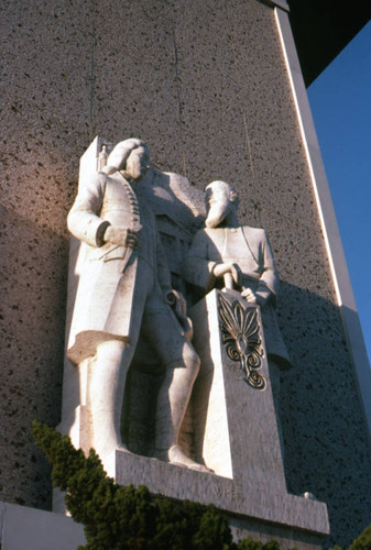 Scottish Rite Temple statue