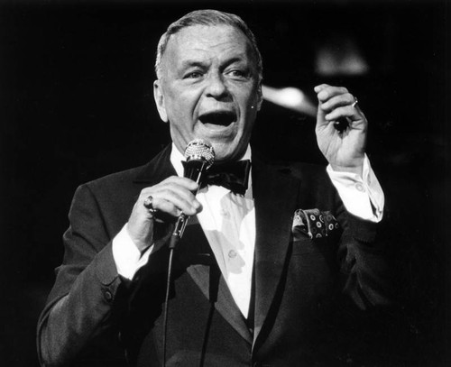 Frank Sinatra sings