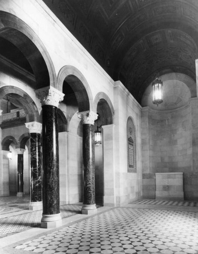 Los Angeles City Hall construction