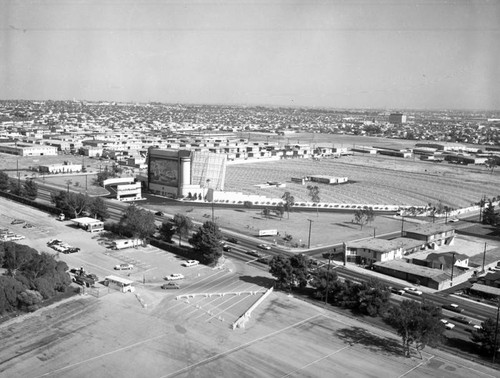 Century Drive-In, Inglewood, looking southeast