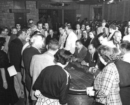 Craps table at the Sands, Las Vegas