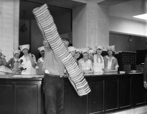 Circulation employees, Los Angeles Public Library