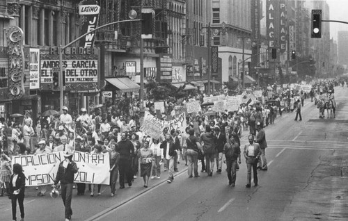 Immigration legislation protesters