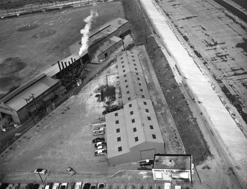 Reisner Forge Company, Firestone Boulevard, looking north