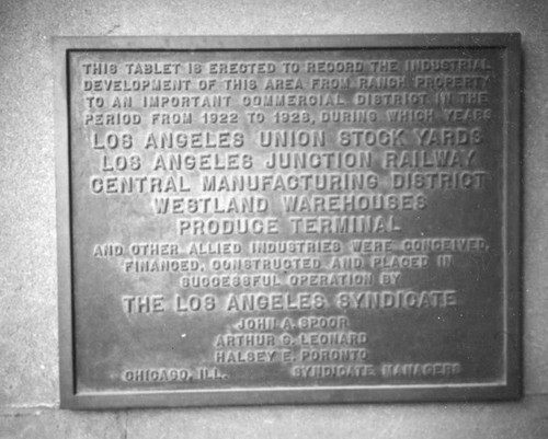 Central Manufacturing District historic plaque