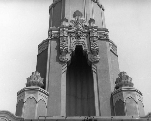 Tower base of the Leimert Theatre