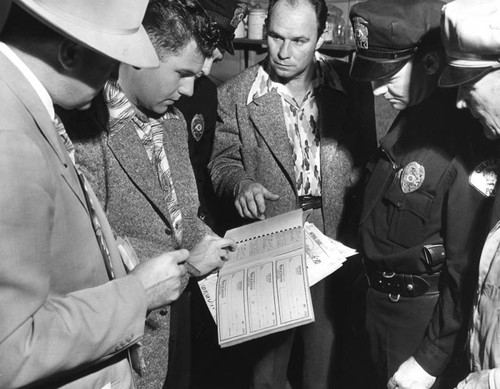 Baseball racket raid, Culver City