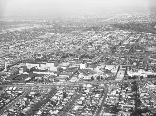 Metro Goldwyn Mayer Studios, Culver Boulevard, looking northwest