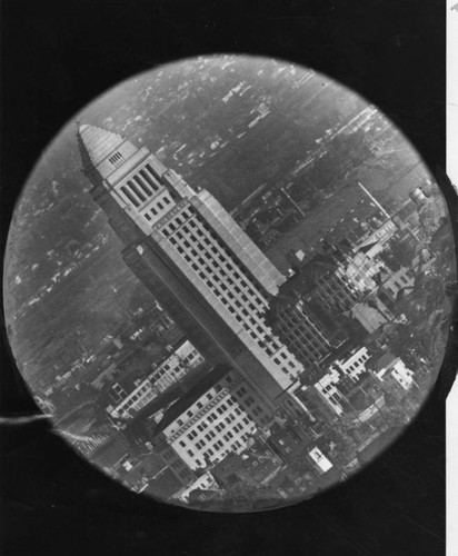 City Hall seen through telescope