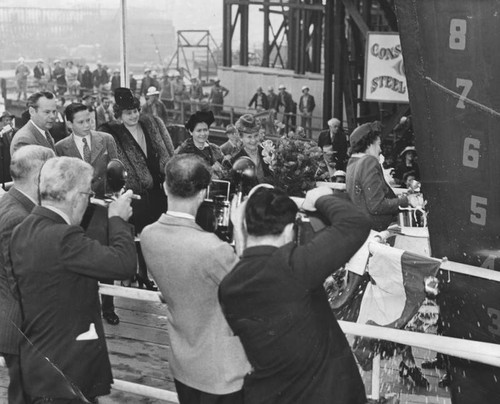 S.S. Cape San Juan launched at Consolidated Steel