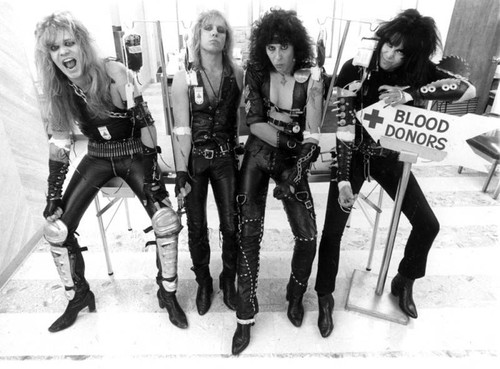 W.A.S.P. at blood drive