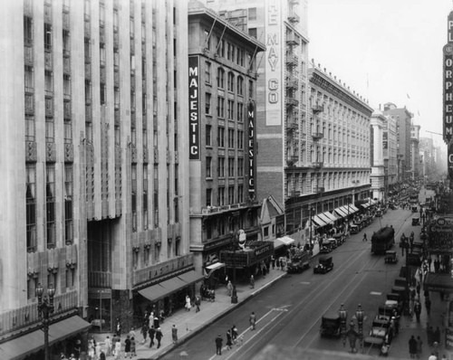 Broadway looking north from ninth