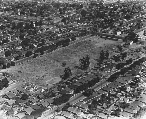 Site of Wrigley Field before construction, view 1