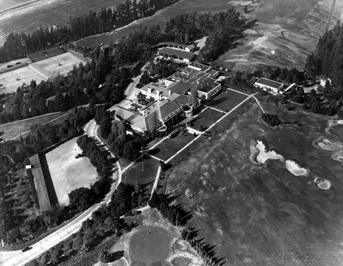 Aerial view of the L.A. Country Club