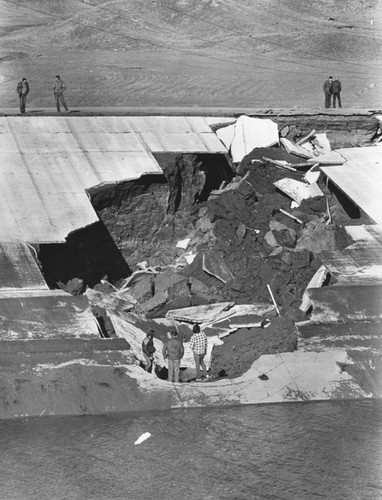 Site of collapse in the Lower Quail Canal